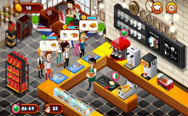 screenshoot for Cafe Panic: Cooking Restaurant