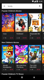screenshoot for Google TV (previously Google Play Movies & TV)