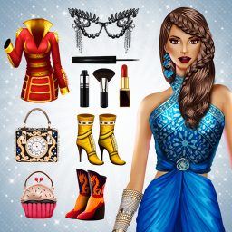 logo for Dress Up Games Stylist - Fashion Diva Style 🌟