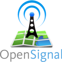 logo for Opensignal - 5G, 4G Speed Test