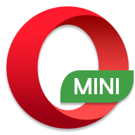 logo for Opera Mini - fast web browser