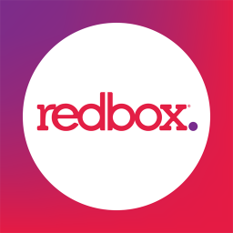 logo for REDBOX: Rent, Stream, Buy New Movies, Free Live TV