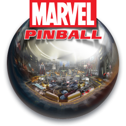 logo for Marvel Pinball