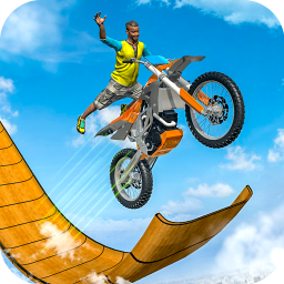 logo for Impossible Mega Ramp Bike stunts: Bike Stunt Games
