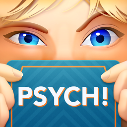 logo for Psych! Fun Party game to play with friends