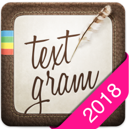 logo for Textgram - write on photos