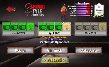 screenshoot for Wrestling Empire