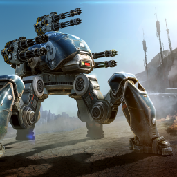 poster for War Robots. 6v6 Tactical Multiplayer Battles