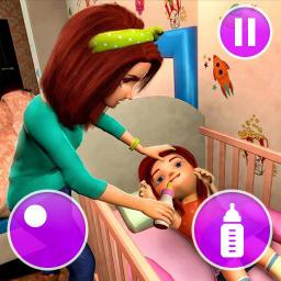 logo for Virtual Mother Game: Family Mom Simulator