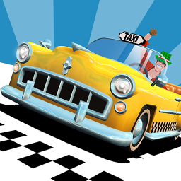 logo for Crazy Taxi