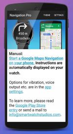 screenshoot for Navigation Pro: Google Maps Navi on Samsung Watch