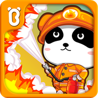 logo for Little Panda Fireman