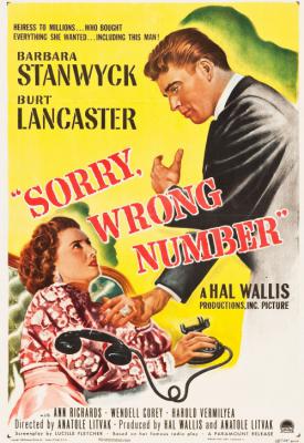 poster for Sorry, Wrong Number 1948
