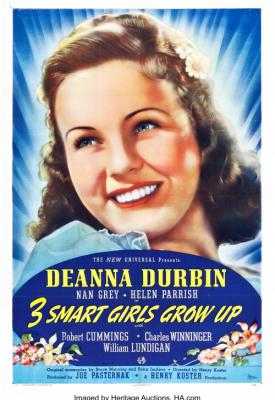 poster for Three Smart Girls Grow Up 1939